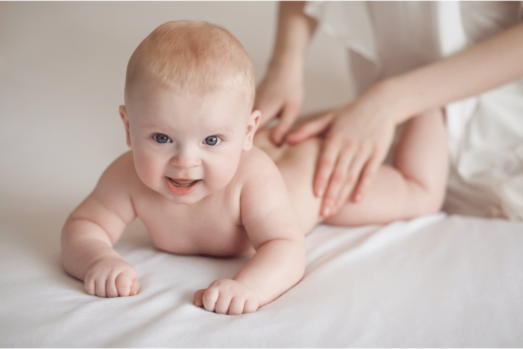 le massage bébé